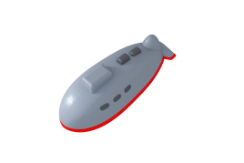 Резиновая фигура "Подводная лодка"