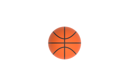 Резиновая фигура "Баскетбольный мяч"