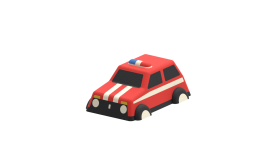 Резиновая фигура "Машина Джип Пожарная"