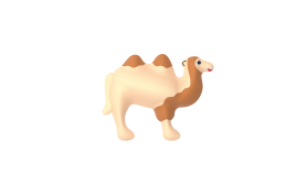 Резиновая фигура "Верблюд"