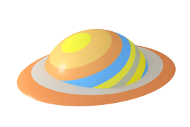 Резиновая фигура "Планета Сатурн"