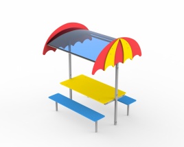 Стол с навесом «Зонтик» 