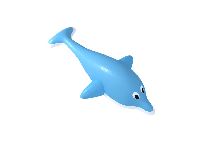 Резиновая фигура "Дельфин" фото 1