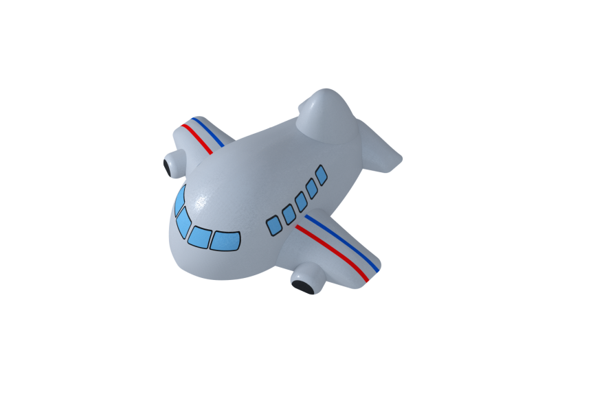 Резиновая фигура "Самолет" фото 1
