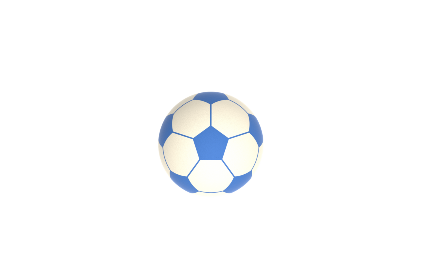 Резиновая фигура "Футбольный мяч" фото 1