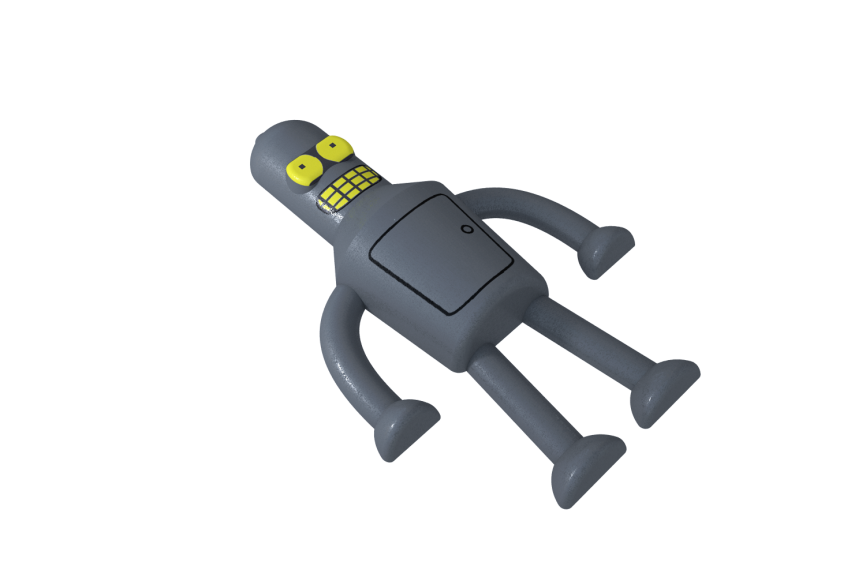 Резиновая фигура "Робот железяка" фото 1