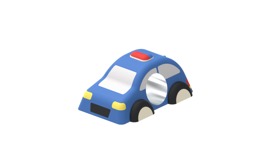 Резиновая фигура "Машина Босс с тоннелем и зацепами" фото 1